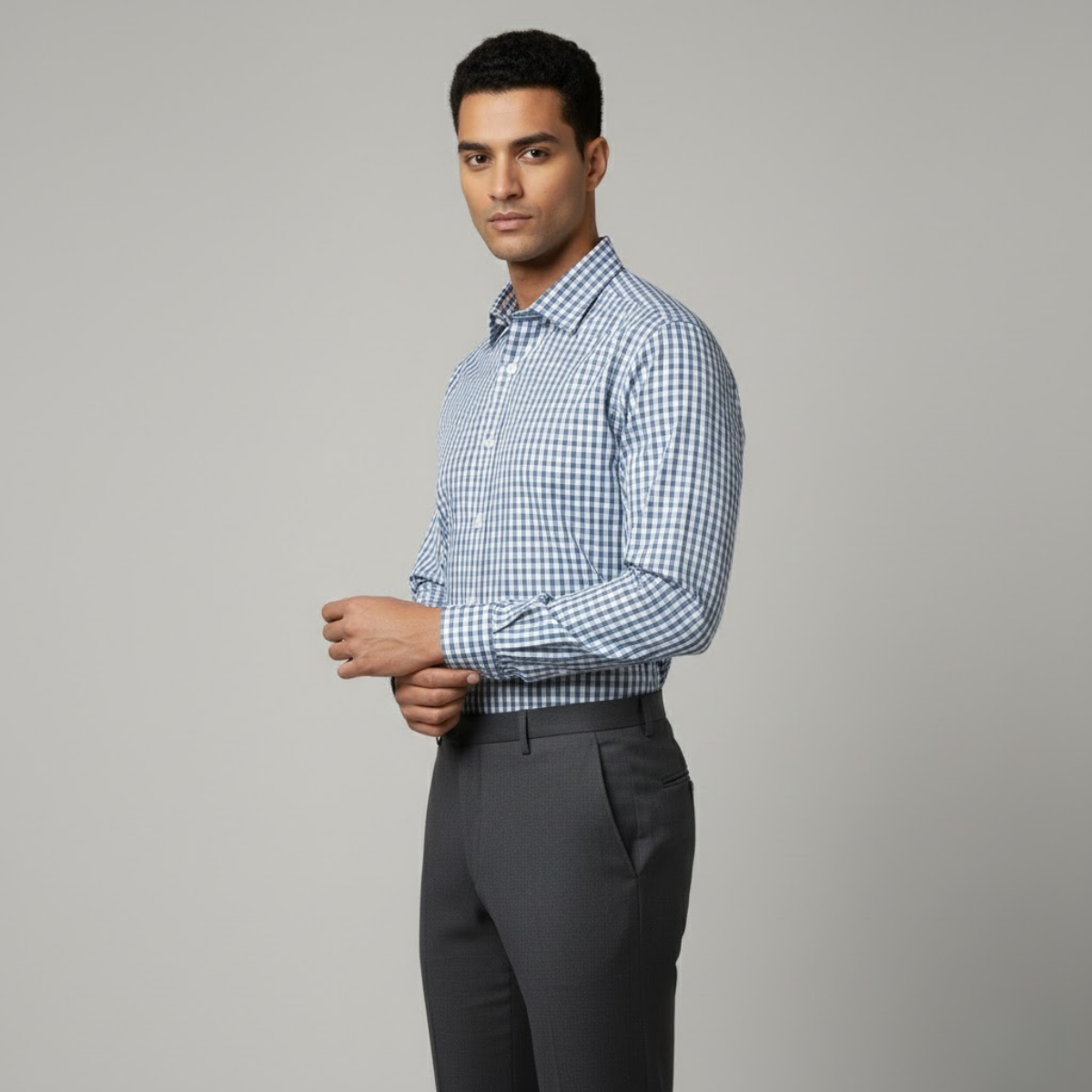 Men's Check Shirt (MSS-4)