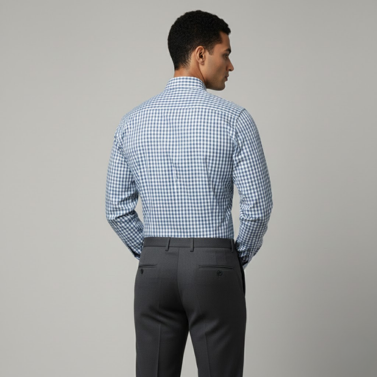 Men's Check Shirt (MSS-4)