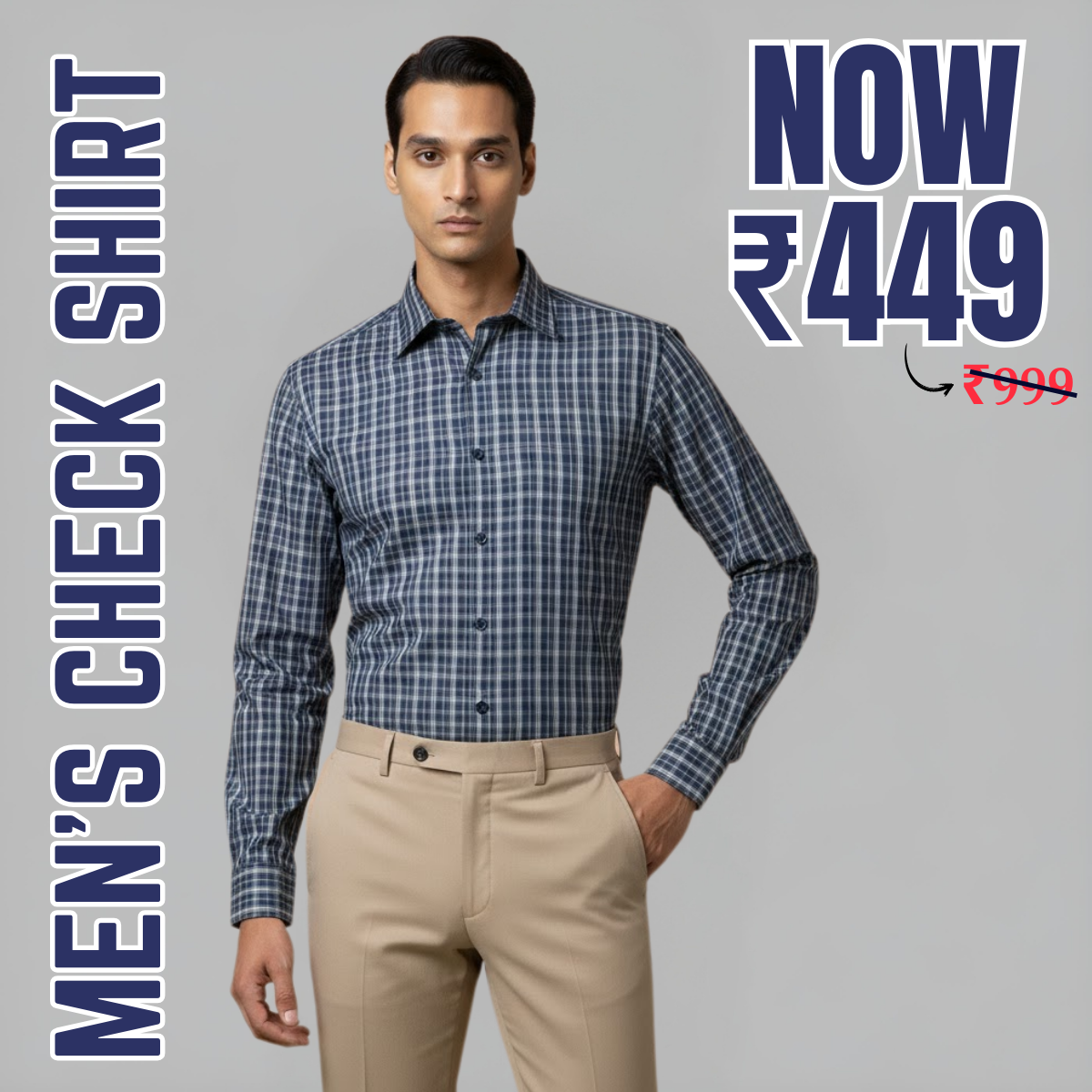 Men's Check Shirt (MSS-5)