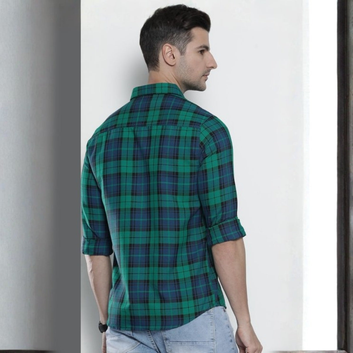Premium Cotton Checked Shirt – Casual & Office Wear|CS-04