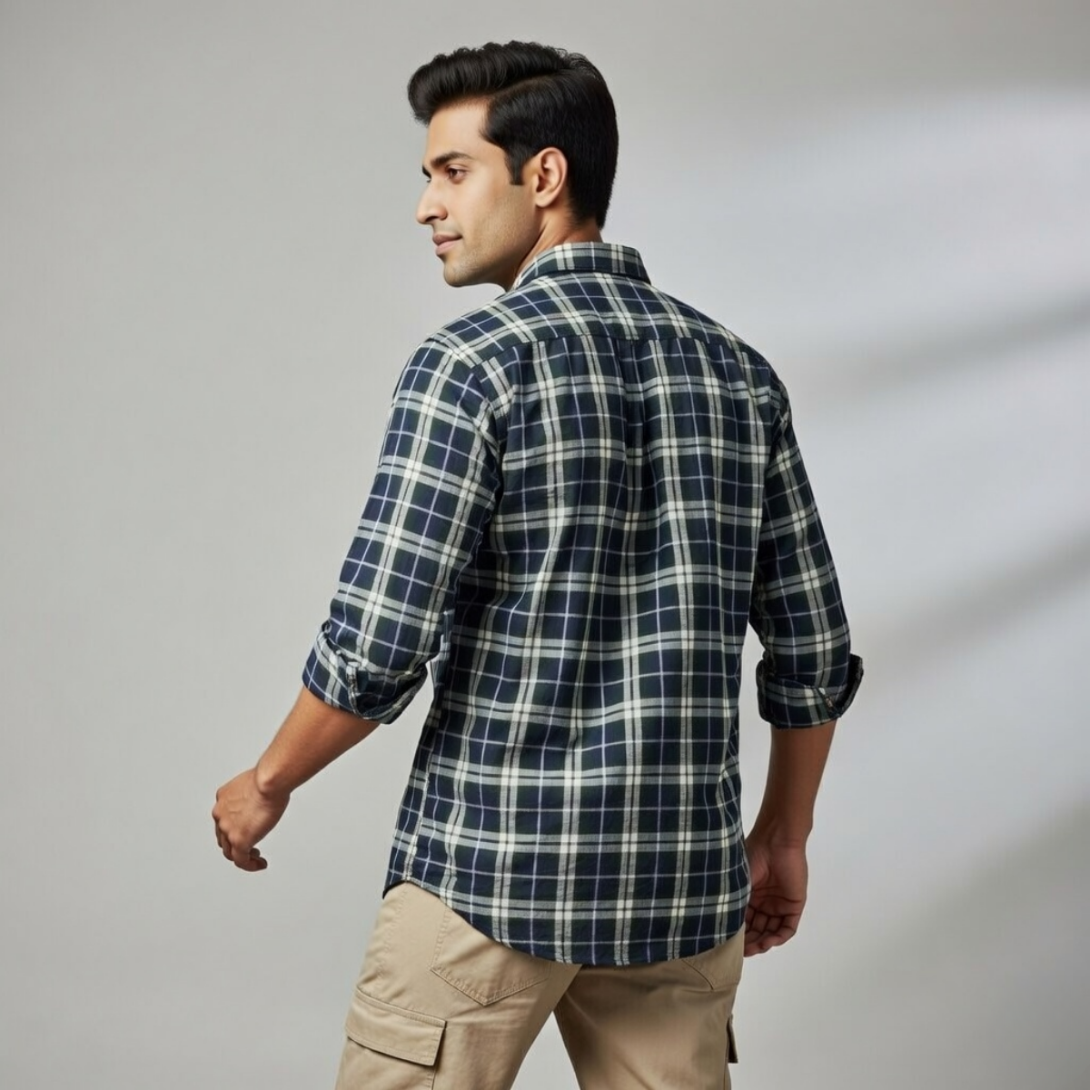 Men's Check Shirt (MSS-8)