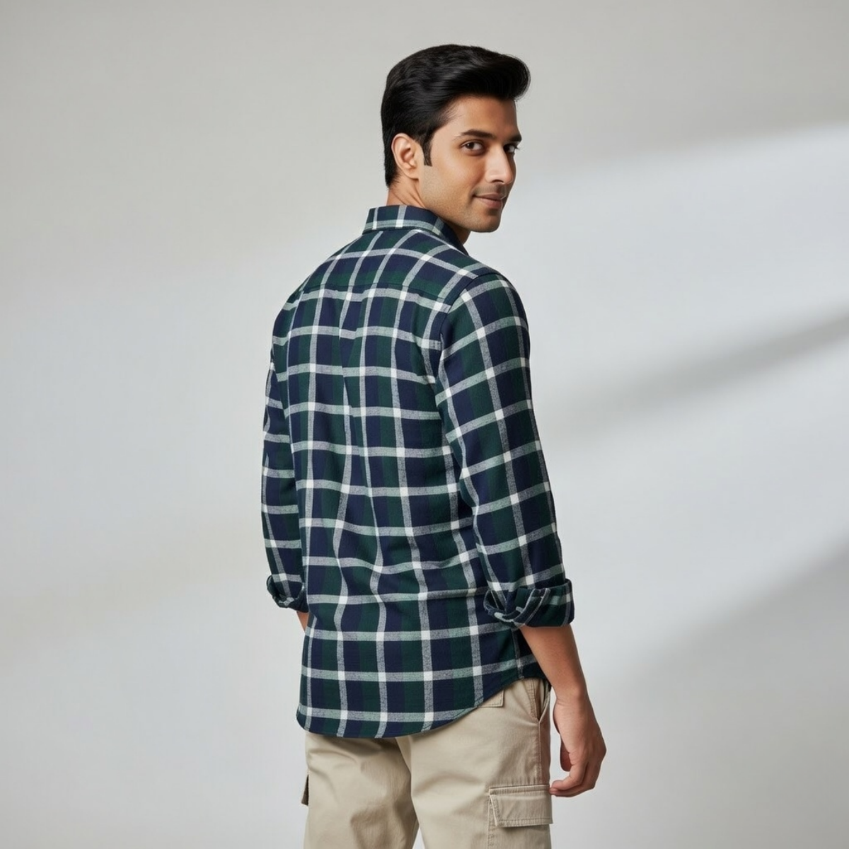 Men's Check Shirt (MSS-10)