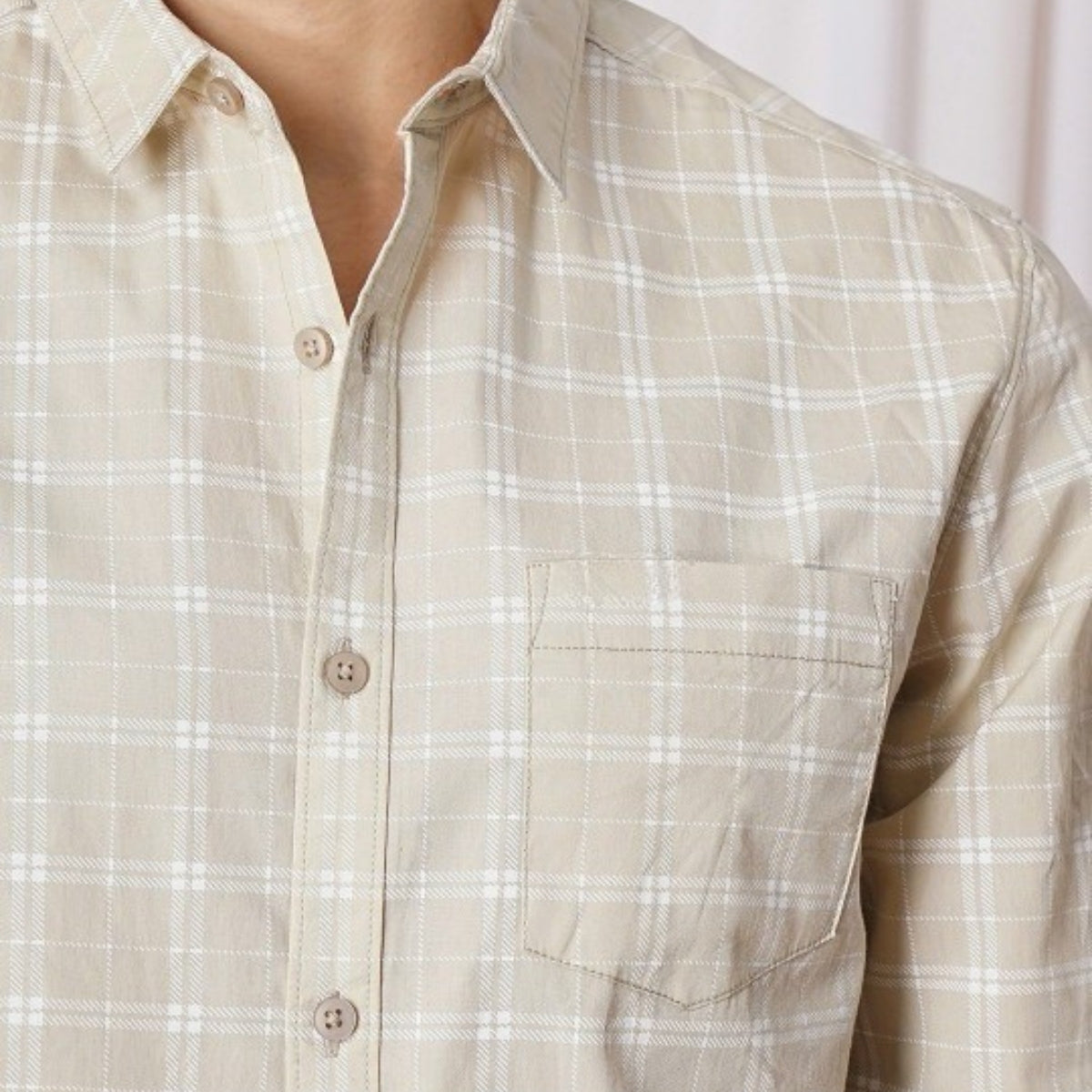 Premium Cotton Checked Shirt – Casual & Office Wear|CS-07