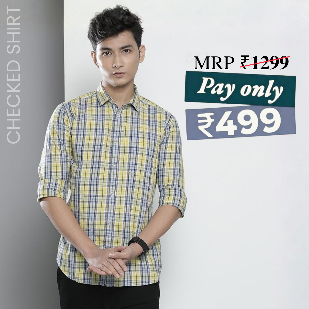 Premium Cotton Checked Shirt – Casual & Office Wear|CS-05